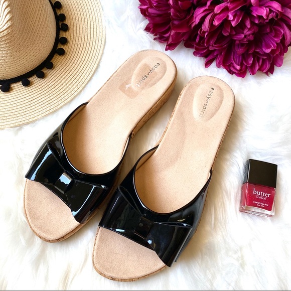 easy spirit patent leather shoes